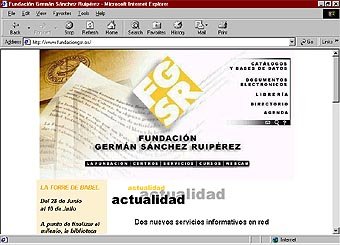 Imagen de pantalla de www.fundaciongsr.es