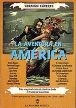Portada de "La aventura en América", de Germán Cáceres