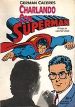 Portada de "Charlando con Superman", de Germán Cáceres