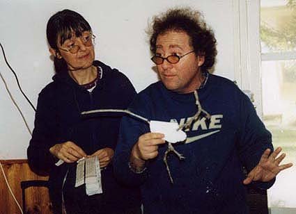 David Wapner y su esposa, la artista plástica Ana Camusso